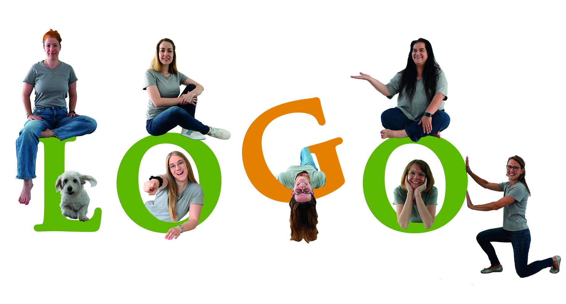 Teambild mit Logo - Logopädie Hegemann Kornwestheim, Ludwigburg und Umgebung